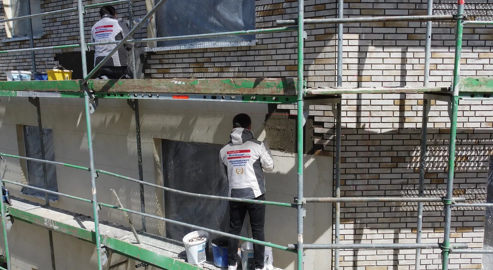 Klinkerriemchen-Fassade